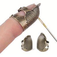 Household Sewing Tools Accessories Retro Thimble Needles Finger Protector Antique Thimble Ring Handworking Needle Craft DIY Acce