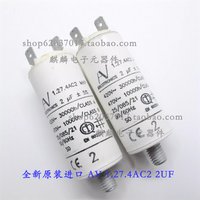 Imported AC starter capacitor AV Arcotronics MKP 2UF 420V-470V 1.27.4AC2