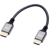 30cm V2.0 4K HD-compatible Cable Male Goldden Plated Short Connector Cable Cord 1080P for TV BOX Computer Moniter