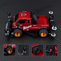 Jiepin 4WD FMA Chassis Racing Truck with LED Lights Painted Body Spring Suspension RTR Model assembled car