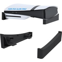 Horizontal Stand for PS5 Pro/Slim Disc & Digital Edition Consoles Storage Bracket with Anti-Slip Mads Base Holder Accessories