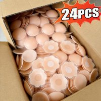 Invisible Self-Adhesive Silicone Breast Petals Lift Invisible Reusable Bra-less Pasties Pad Nipple Cover Stick on Bras for Women