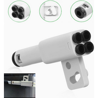 4-in-1 PTFE Adapter Filament Pipe Expansion Port 4 Feeding Modules Material Tube Extension Port for Bambu Lab X1/P1 3D Printer image 3