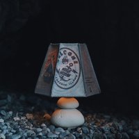 Genuine POP MART Hirono Stacked Stone Lamp Product Comes with A Limited Edition Number Ornament Home Decor Kawaii Collection