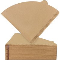 50/100PCS Coffee Filter Paper Disposable Cone Wood Pulp Filter Paper for Wedding Birthday Party Camping Picnic Drink Coffee Tool