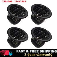 Car Interior Air Vent Grille for Opel Corsa D Adam 2201099 13417363 Black/Chrome Dashboard Air Air conditioner Outlet