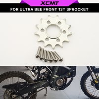 For Surron Ultra Bee Off-Road Electric Vehicle Dirt E-Bike Motorcycle 13T Front Chain Sprocket Accessories Parts