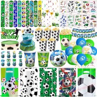 Football Birthday Decoration Party Supplies Candy Bags Soccer Gift Packaging Bag Bracelets Kids Boy Football Match Party Favors