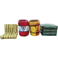 Inflatable Oil Drum Shelter Outdoor Wall Sofa Seat Pad Realistic Field Adult Outdoor Inflatable Toy for Camping Picnics