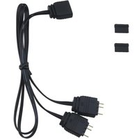 ARGB 5V 3Pin Extension Cable Adapter 1 to 2 Cooling Fan HUB Splitter Connector for MSI ASUS ASRock AURA Motherboard
