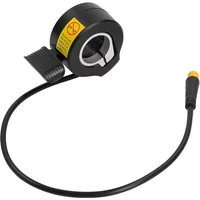 AliExpress 3 Pin 12V-72V Waterproof Speed Control Paddle Throttles Grip Throttles For Electric Bike 130X Thumb Throttle Accelerator Parts