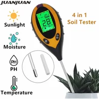 4 in 1 Soil Tester PH Moisture Temp Flower Meter Soil Moisture Monitor Acidity Measure Tool For Garden Plant