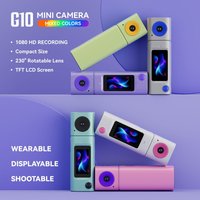 1080p HD Mini Thumb Camera with Rotating Lens Digital Video Photo Capture Ideal for Students Outdoor Sports