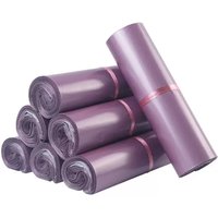 20Pcs Logistics Envelope Bag Plastic Express Envelope Storage Bag Purple Mailing Bag Opaque Self Adhesive Sealed Express Bag