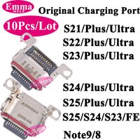 10pcs Original USB Charging Port Dock Connector Flex for Samsung Galaxy S25 S24 S22 Plus S23 Ultra S21 FE