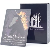 The Grimwood High Quality 72Pcs Standard Poker Size 8.8*6.3cm English Version Board Game Cards Slightly Strategic