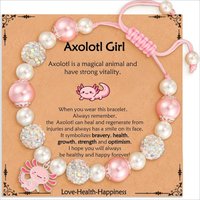 Horse/Axolotl Gifts for Girls Women Charm Bracelet Stuff Who Loved Horse/Axolotl Valentines Christmas Birthday Jewelry Gifts