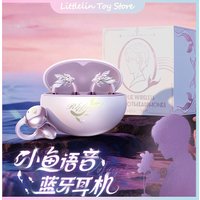 New Love And Deepspace Peripheral Rafayel Ear-Clip Bluetooth Earbuds Qi Xiaoyu Prompt Tones Anime Earphone Set Birthday Gift