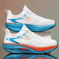 Men Sports Running Shoes Carbon Board Cushion Breathable Lightweight Women's Comfortable Athletic Nonskid Sneakers