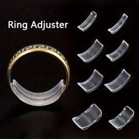 16/8pcsRing adjuster invisible soft ring gasket eight-piece set tochange the sizeof the adjuster diamond ring hand jewelry tools
