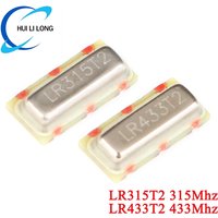 10pcs/lot LR315T2 315Mhz LR433T2 433Mhz SMD Crystal Oscillator Sound Table Quartz Resonator 7*3 3Pin 315.00 433.92 mhz