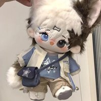 20cm Doll Clothes Cotton Doll Clothes Casual Cute And Fresh Set Doll Replacement Only The Doll Clothes Do Not Include Dolls