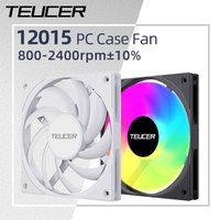 Teucer 120mm PC Case Fan FDB Bearing PWM 800-2400rpm Thickness 15mm Silent Chassis Cooling Ventilator UT-12015 Ultrathin CPU Fan image 4
