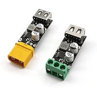 USB QC3.0 DC-DC Buck Converter Charging Step Down Module Solderless Terminal wiring 6-32V to 5V 9V 12V Fast Quick Charger