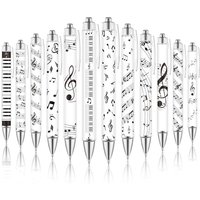 6/12 Pcs Music Symbol Ballpoint Pen Music Symbol Party Gift Musician For Music Party Gift Student Classroom Office Supplies