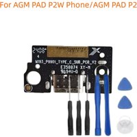New Original For AGM PAD P2W P2 Smart Cell Phone USB Board Charging Dock Parts Plug Charger Port
