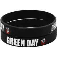 1PC Hot Sale GREEN DAY Silicone Bracelets&Bangles Black Letters Silicone Wristband for Rock Music Fans Concert Gift SH182