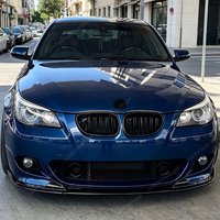Auto Frontstoßstangenlippe Diffusor Splitter für BMW M-Sport E60 E61 523i 525i 528i 530i 535i 540i 550i 2005-2010 Bodykit Tuning Schwarz