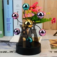Colorful Magnetic Perpetual Motion Machine Desk Deco Ferris Wheel Celestial Windmill Swinging Ball Astronaut Office Gift