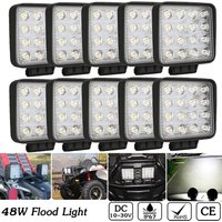 1pc Offroad LED Spot Work Light Superbright 48W IP67 Waterproof for Car SUV Offroad Trucks Boat SUV Head Light