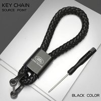 Car Keychain Keyring Leather Bradied Rope Key Holder Gift For Land Rover Range Rover Evoque discovery Freelander Car Accessories