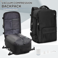 Easyjet Cabin Bag 45x36x20 Vacuum Travel Backpack, Hand Luggage Business Laptop Women Men Backpack Work Bag, Vacuum Storage Bags