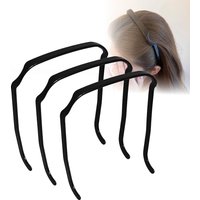 Sunglasses-Style Headband Invisible Square Design with Curled Thickened Headband Unisex Ideal for Daily Wear or Gifting