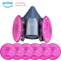 7502 2091 2135 P100 Industry Work Mask 7 In 1 Suit Paint Dust Mask Respirator Spray Dust Respirator Filters for 3m 7502 Mask