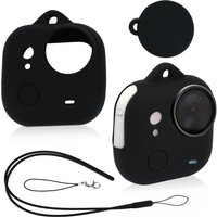 Silicone Camera Case Compatible with for Insta360 GO Ultra – Shockproof, Anti-Slip Full Body Cover with Lens Cap & Wrist Lanyard
