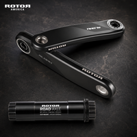 ROTOR Carbon Fibre Road Bicycle Integrated Crank Assembly 30mm DUB Aluminum Alloy Axle Narrow Wide Chain
