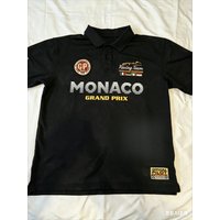 MONACO GRAND PRIX RACING OFFICIAL POLO SIZE XXL GAZZOIL FRANCE Y2K Streetwear Summer Letter Printed T-shirt High Street