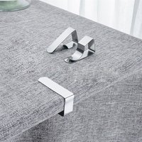8/16/24pcs Tablecloth Clips Stainless Steel Anti-Slip Tablecloth Clamp Mini Adjustable Table Cloth Cover Fix Clip For Wedding image 4