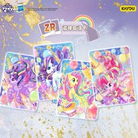 KAYOU New My Little Pony Card Genuine Bright Moon 11th Anime Cartoon Image Collection Card Toy Ornaments Children's Holiday Gift