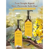 Natural Hair Dye Shampoo Plant Flower Scent Home Single Dose Temporary Hair Dye Long-lasting Color Cover Gray Hair for Women Men