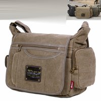 Sac en toile Vintage pour hommes, sac à bandoulière décontracté pour voyage, sacoche de bonne qualité