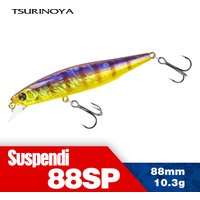 TSURINOYA 88SP Suspending Minnow Jerkbait DW76 88mm 10.3g Pike Bass Fishing Lure Artificial Hard Bait Movement System Wobblers