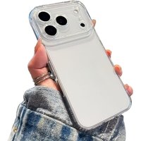 Transparent Space Case for iPhone 17 Pro Max Soft Silicone Cover Fit iPhone 16E/17 Pro/17 Air Minimalist Clear Phone Shell