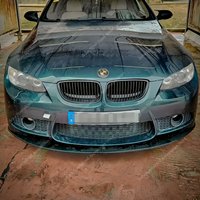 MP Style Gloss Front Bumper Splitter Lip Spoiler Diffuser For BMW E90 E91 E92 E93 M3 M3CRT 2005-2013 Bodykits Tuning
