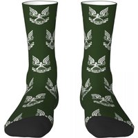 Halo UNSC Worn Logo Socks Harajuku Sweat Absorbing Stockings All Season Long Socks Accessories for Man's Woman Birthday Present