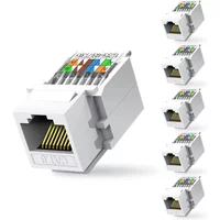 RJ45 Network Module No Need To Use Category 6 Gigabit Network Socket Comprehensive Wiring Crystal Head Network Cable Patch Panel